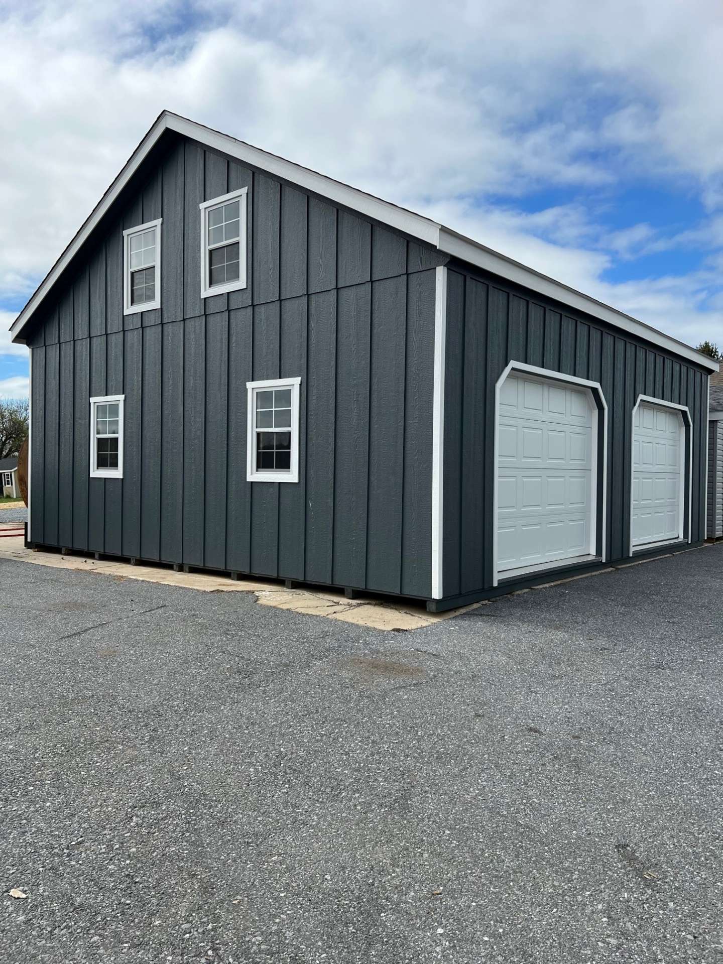 24 x 28 2-Story A-Frame Doublewide Garage